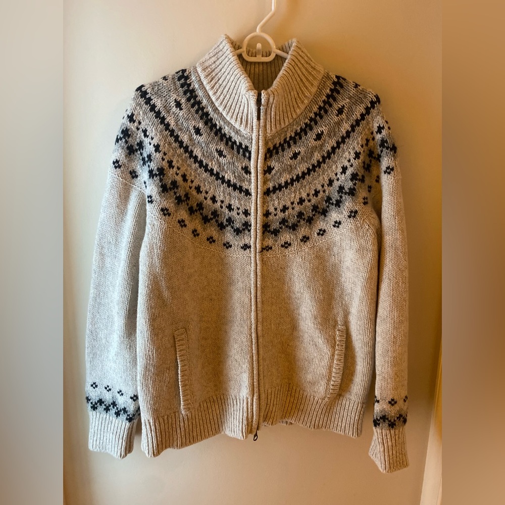 LL Bean Zip Up Sweater